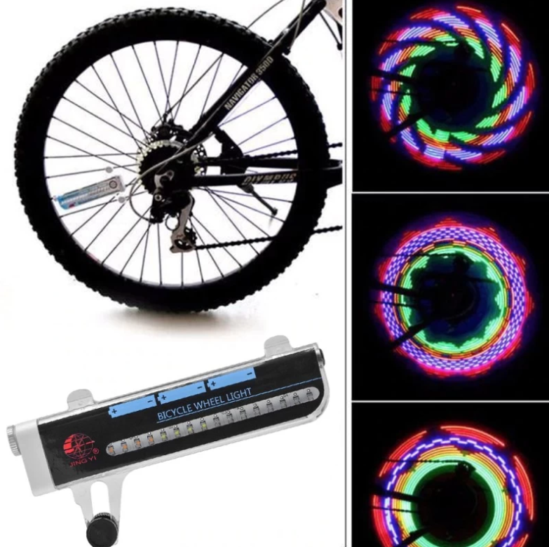 UB Lumini spite bicicleta, 32 LED multicolor cu 30 moduri iluminare